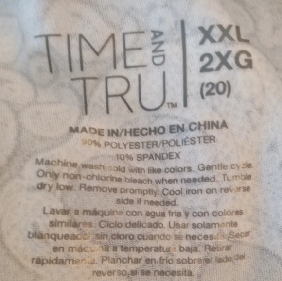 EUC - 2XG/XXL Time and Tru La Muerte Leggings - Picture 2 of 2